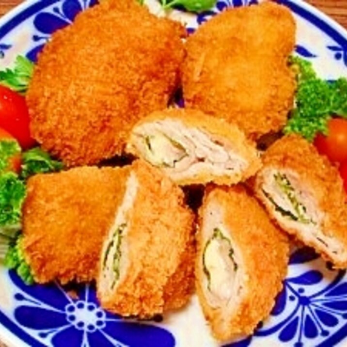 豚小間切れ肉 大葉チーズサンドフライ レシピ 作り方 By ブルーボリジ 楽天レシピ 豚小間切れ肉 大葉チーズサンドフライ レシピ 作り方 By ブルーボリジ 楽天レシピ